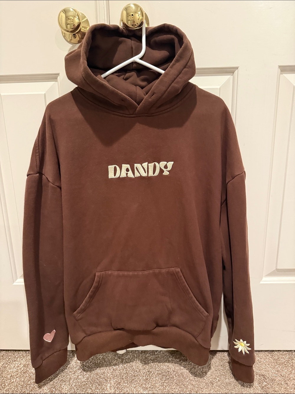 Brown Women's Pullover Hoodie